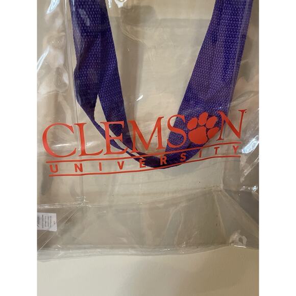 Clemson University Tigers Clear Game Day Tote Bag Hit Promotional 2014 - Picture 2 of 6